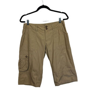 Patagonia Women's 6 Super Cali Bermuda Cargo Shorts Hiking Outdoor Khaki Read**